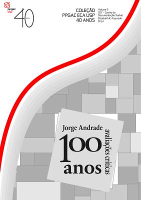 Capa JORGE ANDRADE 100 ANOS: AVALIAÇÕES CRÍTICAS